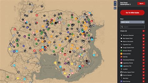 Interactive Map of Red Dead Redemption 2 Locations. . Rdr2 interactive map
